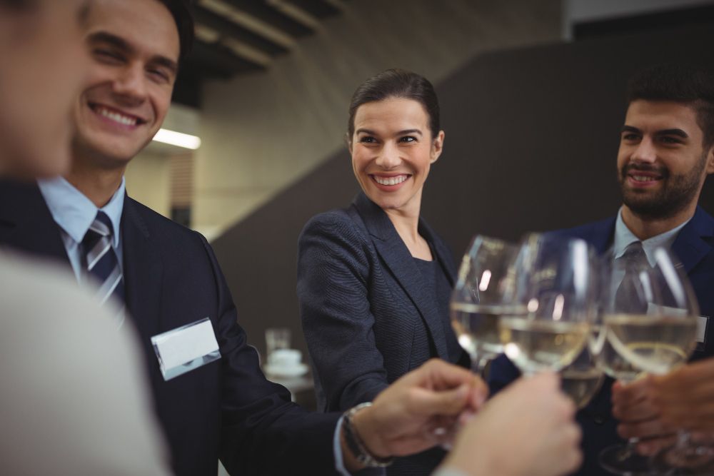 Montagem de estrutura para evento corporativo